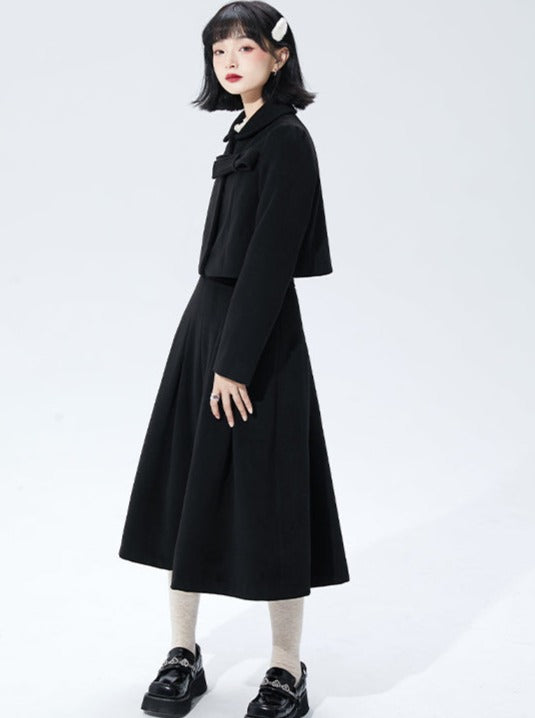 Shallot Retro Short Wool Coat