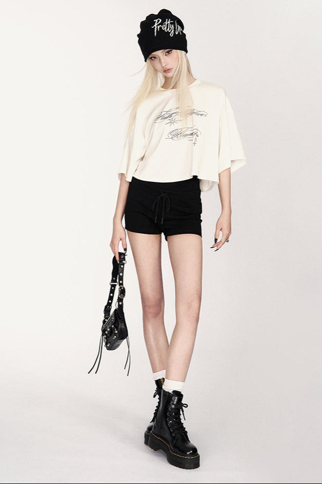 American Hip Print Cool Sweat Shorts