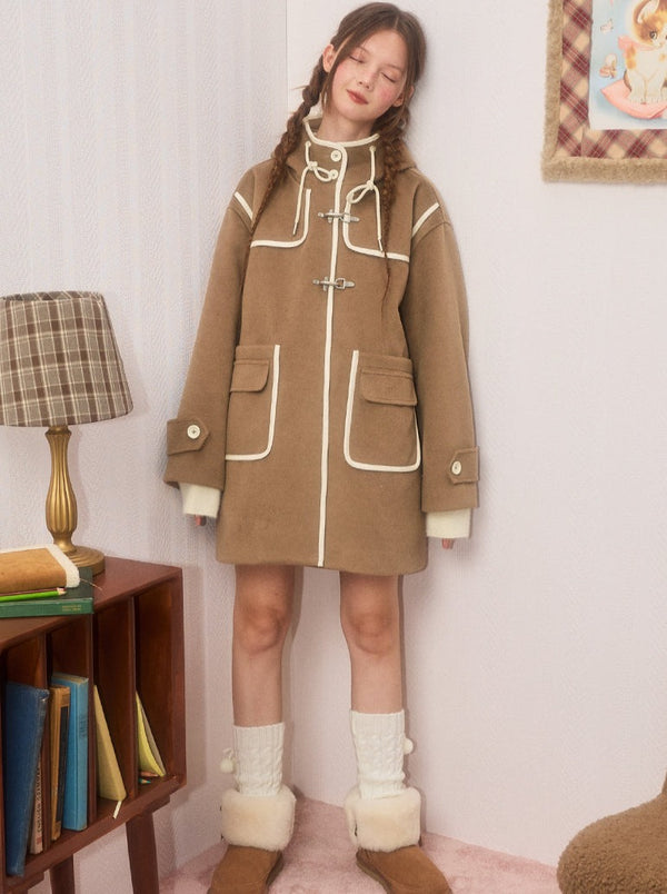 スイートガーリーミドルウールコート