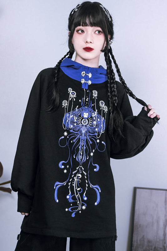 Blue Tears Hoodie Top Top