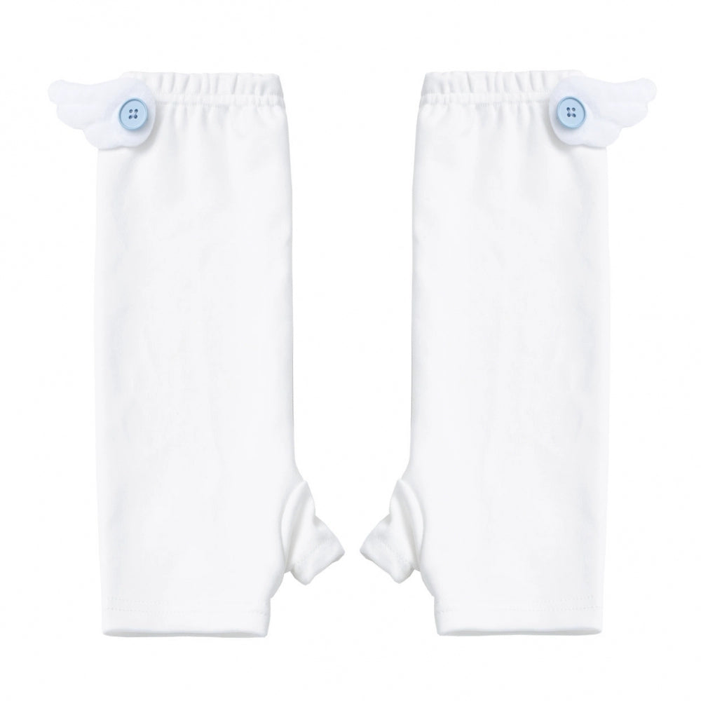 パステルスイートツインスカーフ付きTシャツ＋パフスカート＋アームカバー