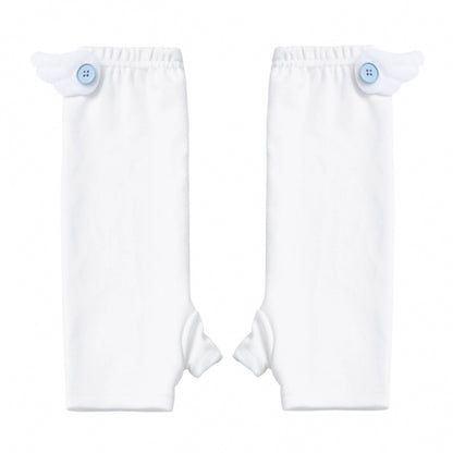 パステルスイートツインスカーフ付きTシャツ＋パフスカート＋アームカバー