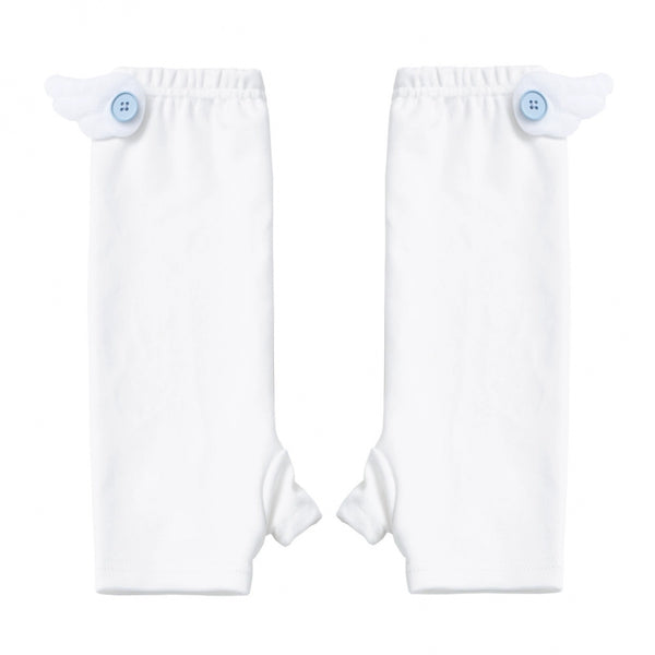 パステルスイートツインスカーフ付きTシャツ＋パフスカート＋アームカバー