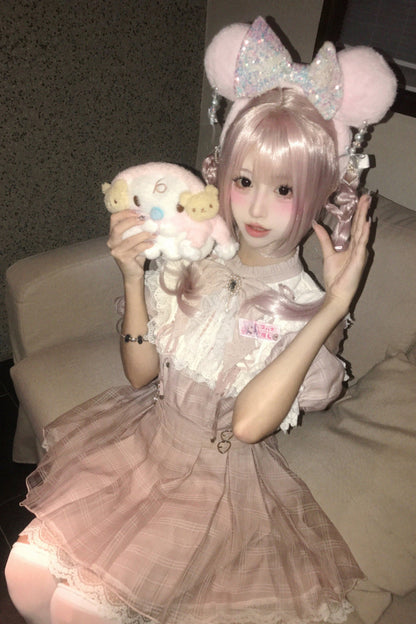 【予約商品】スイートチェック量産型ワンピース