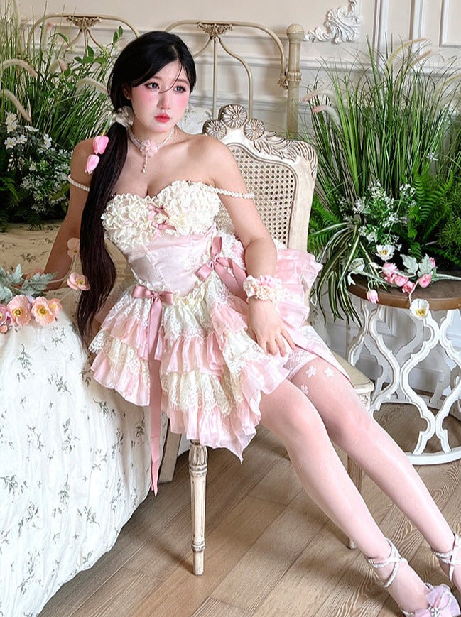 Pure Dzire Fairy Style Lace Romantic Lolita Dress