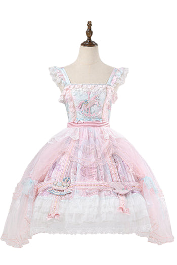 【予約商品】ペガサスガーデンチュールカーテンバードケージサスドレス＋ボンネット