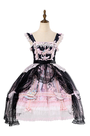 【予約商品】ペガサスガーデンチュールカーテンバードケージサスドレス＋ボンネット