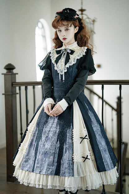 [Reservation deadline on October 22] Church Bell Elegant Gothic Classical Dress