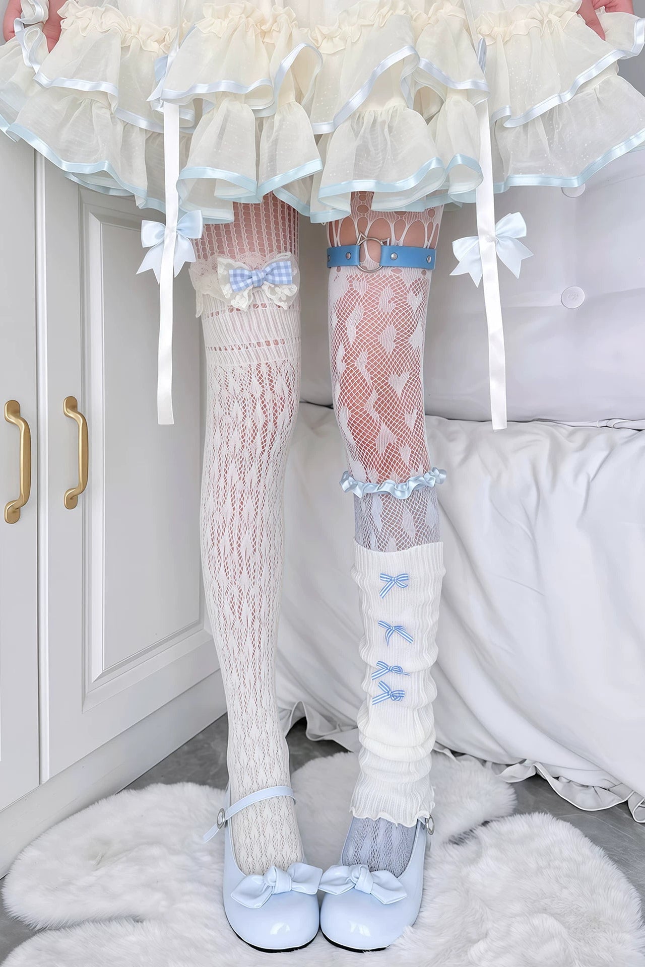 Tiramisu Layer Stockings + Lace + Socks + Leg Warmers + Leg Ring