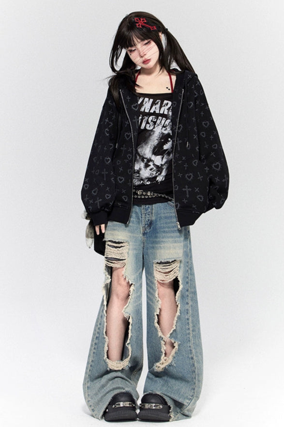 スウィートクールY2Kスリムトップス