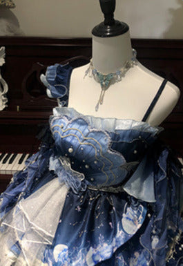 ジェリーフィッシュグラデーションファンタジードレス＋アクセサリー