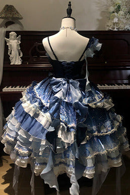 ジェリーフィッシュグラデーションファンタジードレス＋アクセサリー