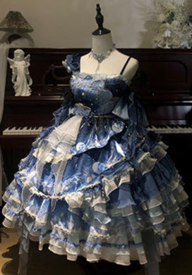 ジェリーフィッシュグラデーションファンタジードレス＋アクセサリー