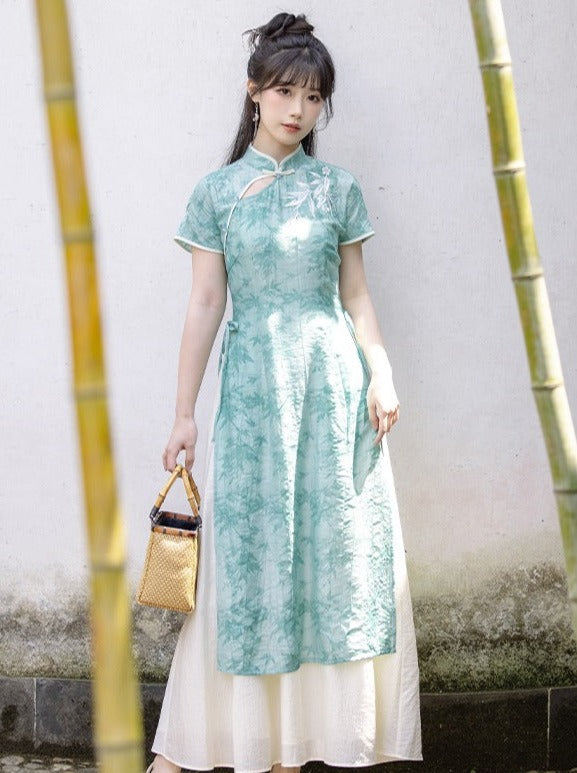 Chinese Summer Shirt×Summer Camisole Dress