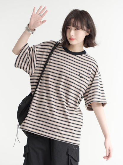 Striped Loose T-Shirt