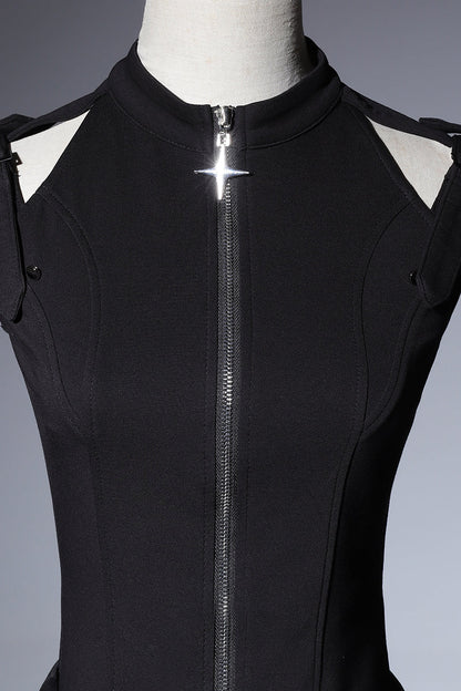 Dark mode sleeveless top + long pants + mode pants