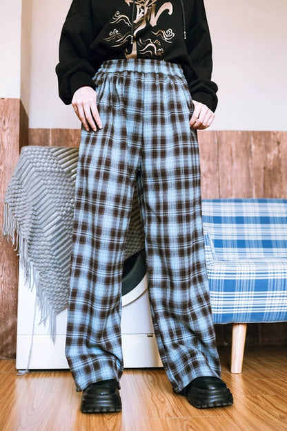 チェックヴィンテージデザインパンツ