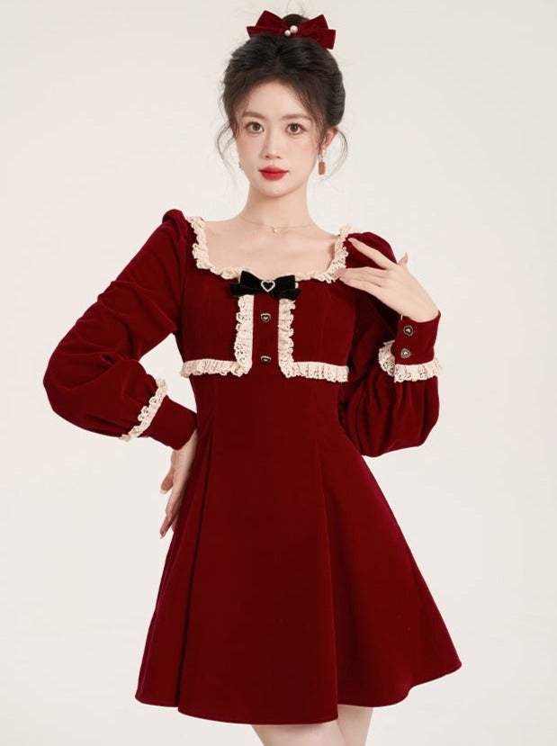 安い割引 Lace Dark Belchic – Dress Short 七五三