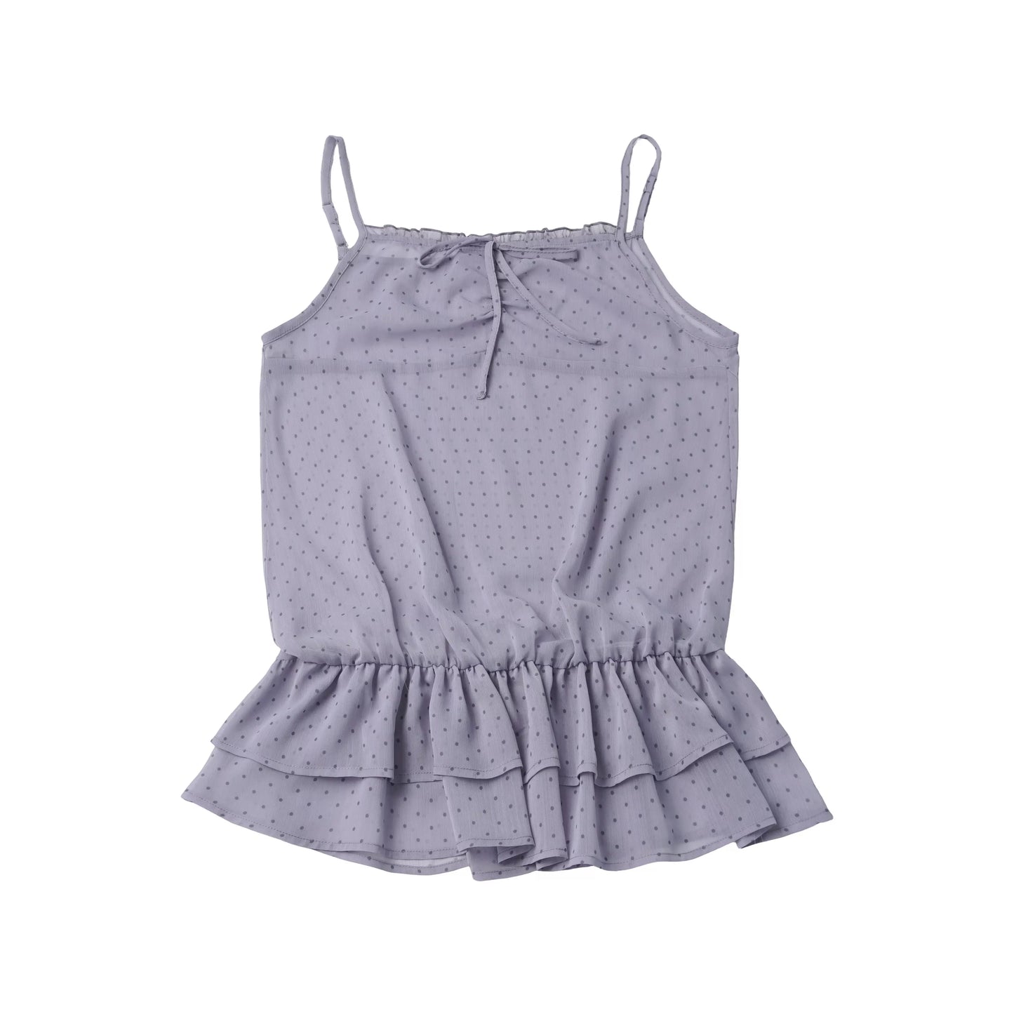 Polka-Dot-Bluse + Stufenrock