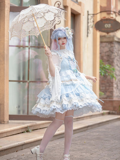 Albatross lolita Wendini Tears National Brand Original JSK Flower Wedding Gorgeous catwalk dress dress dress clear stock
