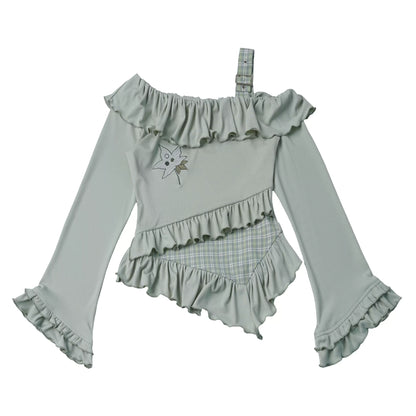 Mintfarbenes Punkte-Set