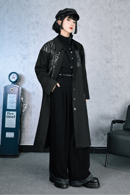 China Mode Long Trench Coat