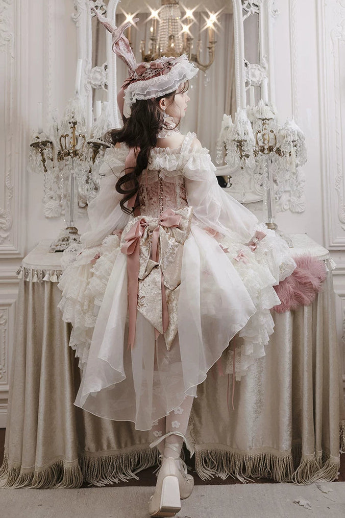 【4月8日予約締切】スウィートロリータバニーレースコルセットドレスセットA/B/C