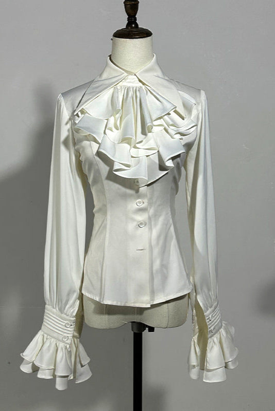 【予約商品】クラシックシャツ＋フリルレトロロリータスカート