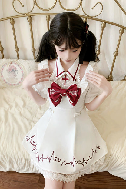 ハートビートスナイパーオフショルダードレス