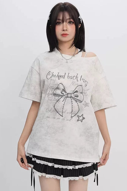 リボンルーズトップス