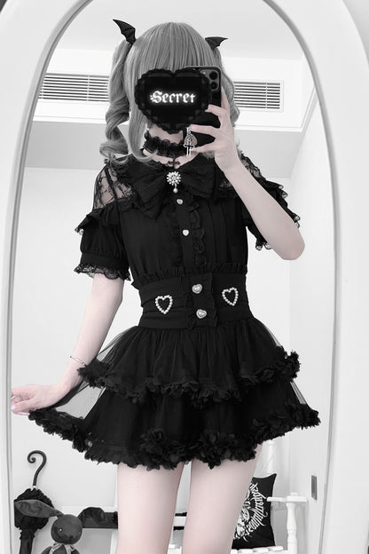 レースガーゼハウス地雷スカート