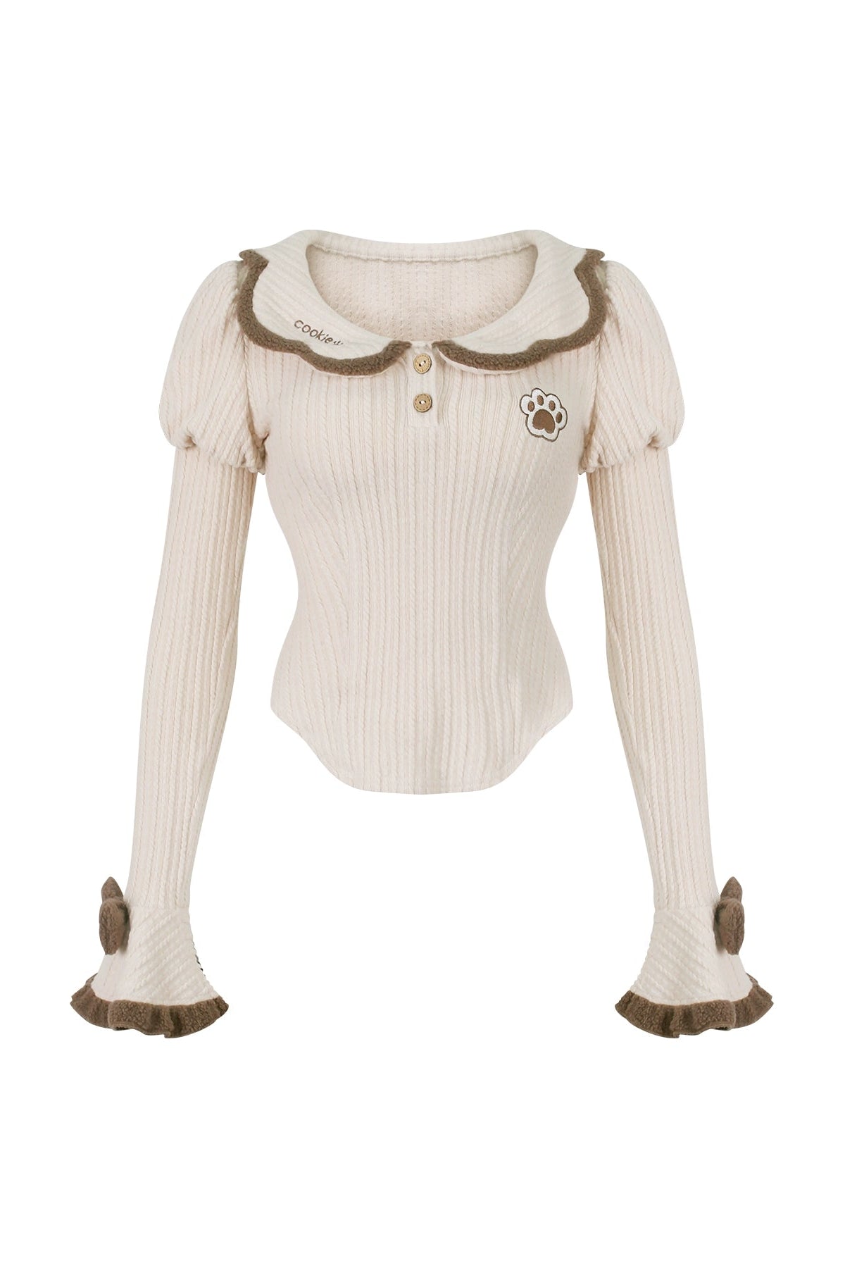 ベアケーキハウスニットトップス＋ベアサスペンダーパンツ＋ベアぬいぐるみジャケット