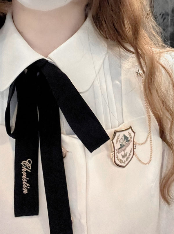 Christine Elegant Cape + Vest + Shirt + Long Skirt [Reserved Item].