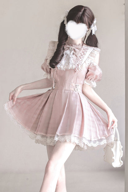 【予約商品】スイートチェック量産型ワンピース