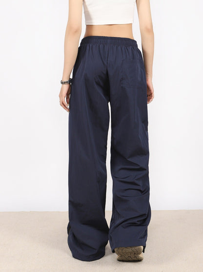 Zip -slit Casual Design Wide Leg Pants