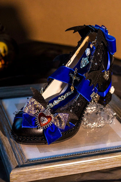 Halloween Dark Gothic Magic Mirror Lolita Heels