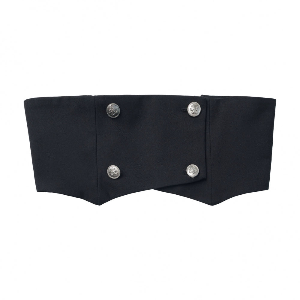 十字架のキャロルダークシャツ+コルセット+スカート