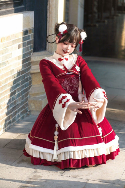 New Year Chinese Style Lolita Dress Set-Up