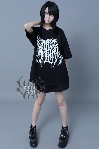 ダークロゴサブカルビッグTシャツ