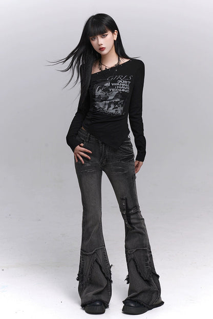 アメリカンクールブーツカットジーンズ