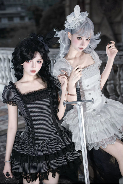 天使と悪魔のナイトドールロリータセット