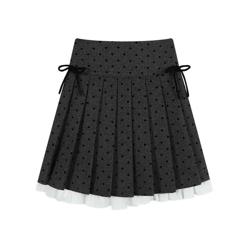 Soft A-line Riverside Pleated Skirt