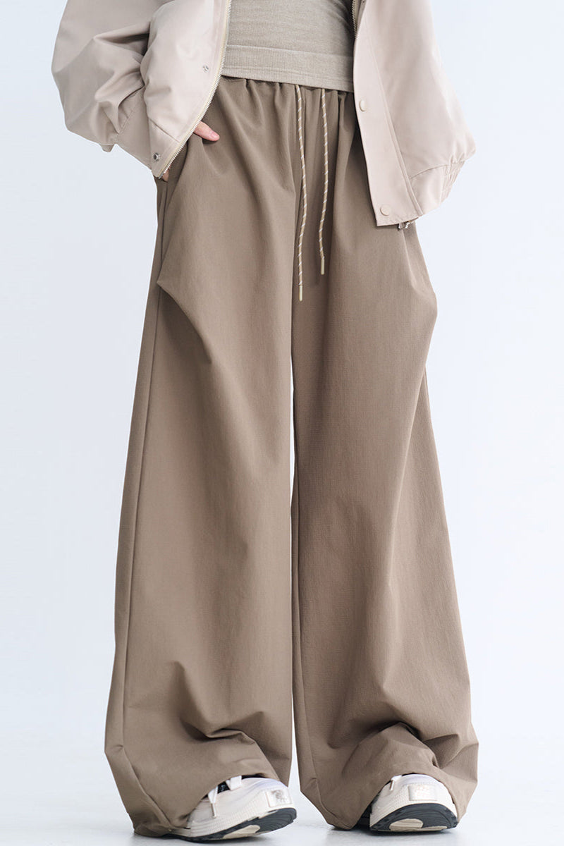 Minimalist Wide Leg Casual Pants