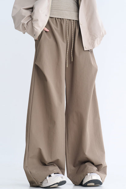 Minimalist Wide Leg Casual Pants