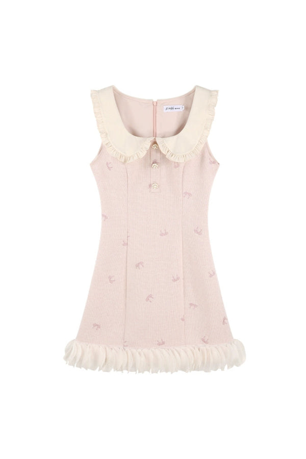 Sweet Doll Collar Sleeveless Dress