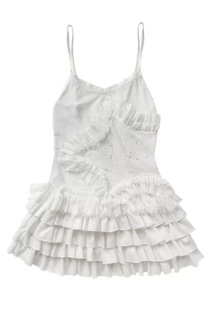 レースキャミソールバレエトップス+インナー