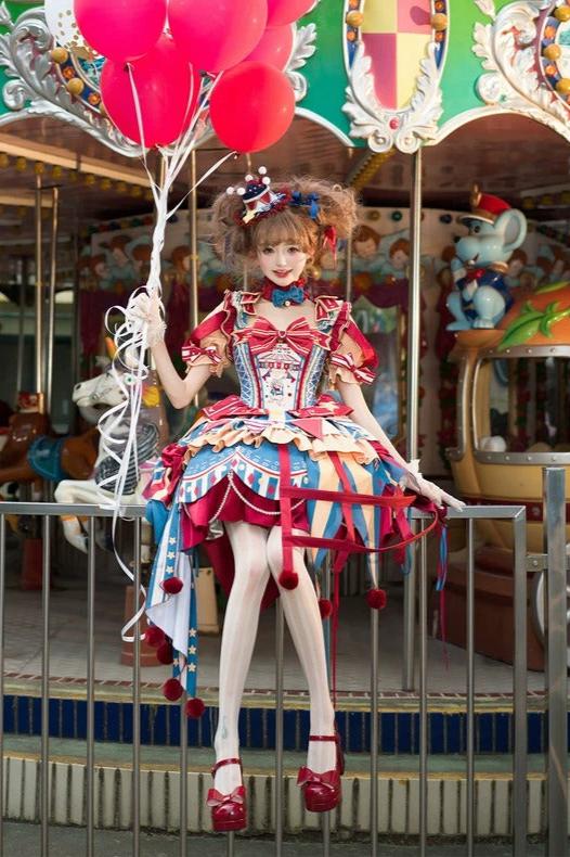 [Reservation deadline: September 28th] Circus Sweet Lolita Choker Dress Set