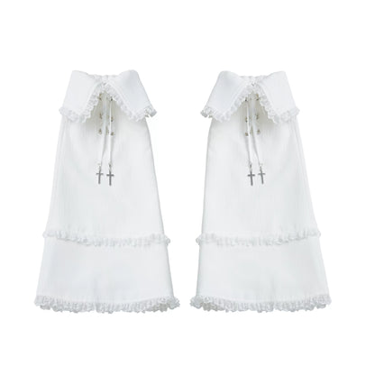 サブカルバタフライTシャツ+スカート+レッグカバー