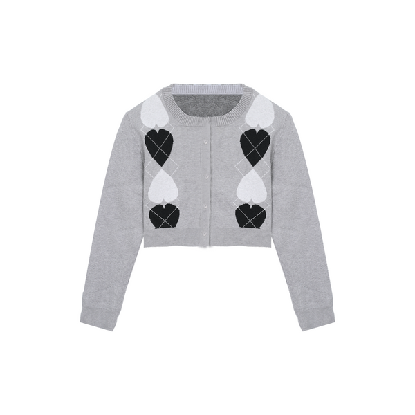 Heart-Pattern Winter Sweater + Pants + Top
