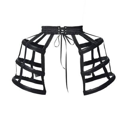 Thriller Scarlet Gothic Trailing Skirt